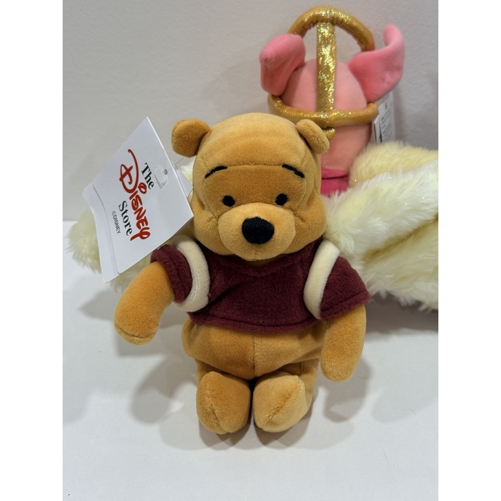 Winnie The Pooh Dreams With Wings Mini Bean Bag 8" Plush Toy UK Exclusive Angel